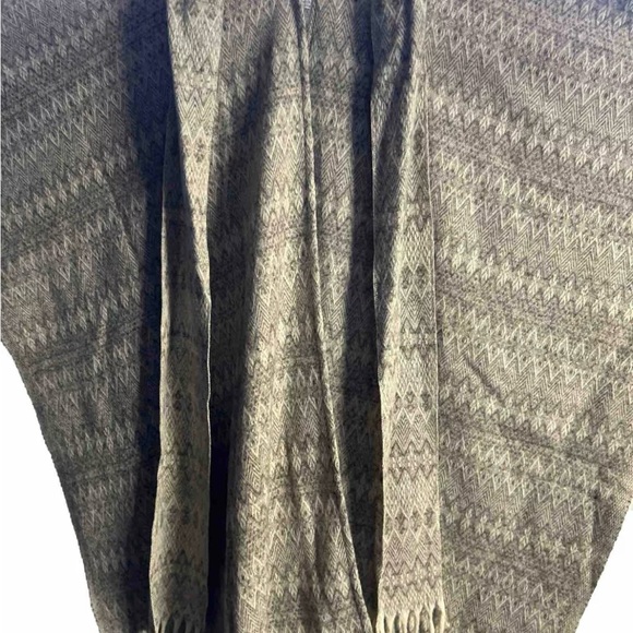 Textiles Poncho Adult One Size Woven Serape Blanket 100% Wool (100%Lana) MEXICO - Picture 4 of 7